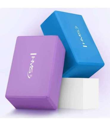 KJ01 блок для йоги, синий, HMS