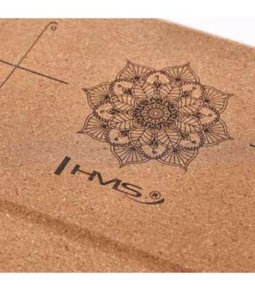 KJ02 пробковый блок для йоги HMS