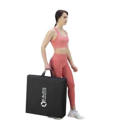 MGS02 гимнастический складной матрас 1800x600 мм, черный, HMS Premium