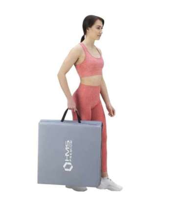 MGS02 гимнастический складной матрас 1800×600 мм серый HMS Premium