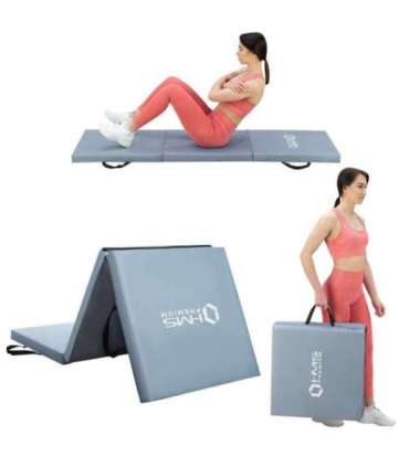 MGS02 гимнастический складной матрас 1800×600 мм серый HMS Premium