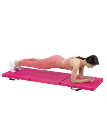 MGS02 гимнастический складной матрас 1800x600MM розовый HMS PREMIUM
