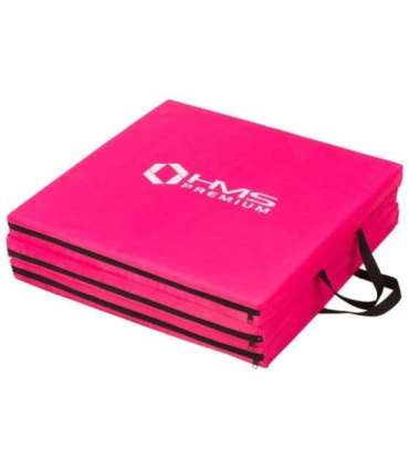 MGS02 гимнастический складной матрас 1800x600MM розовый HMS PREMIUM