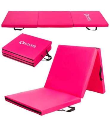 MGS02 гимнастический складной матрас 1800x600MM розовый HMS PREMIUM