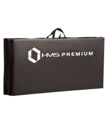 MGS01 гимнастический складной мат 2400x1200 мм чёрный HMS Premium