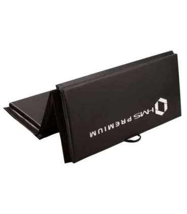 MGS01 гимнастический складной мат 2400x1200 мм чёрный HMS Premium