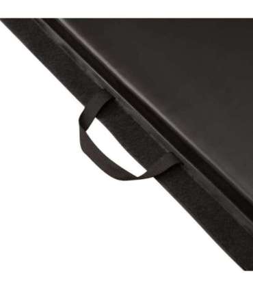 MGS01 гимнастический складной мат 2400x1200 мм чёрный HMS Premium