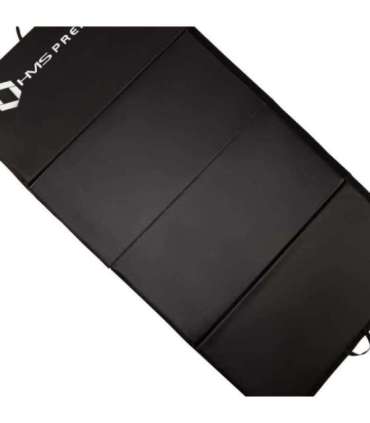 MGS01 гимнастический складной мат 2400x1200 мм чёрный HMS Premium