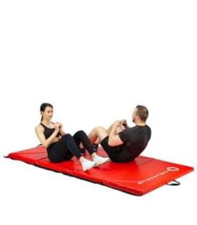 MGS01 гимнастический складной матрас 2400x1200 mm красный HMS Premium