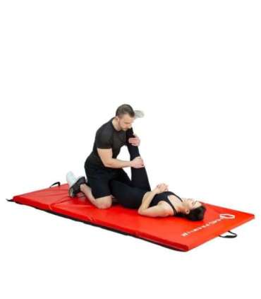 MGS01 гимнастический складной матрас 2400x1200 mm красный HMS Premium