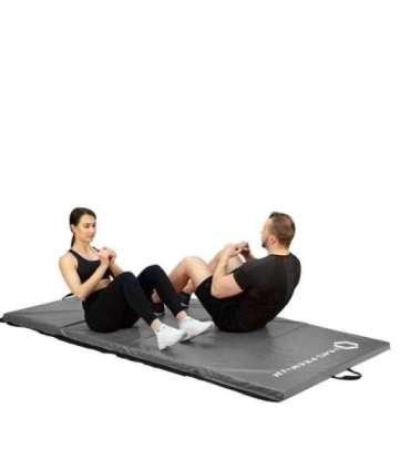 MGS01 гимнастический складной матрас 2400x1200 мм серый HMS Premium