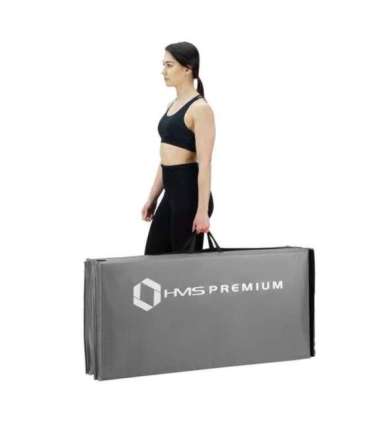 MGS01 гимнастический складной матрас 2400x1200 мм серый HMS Premium