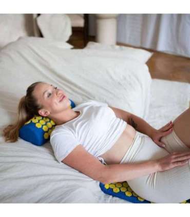 AKM01 тёмно-синий набор для акупрессуры — коврик HMS Premium