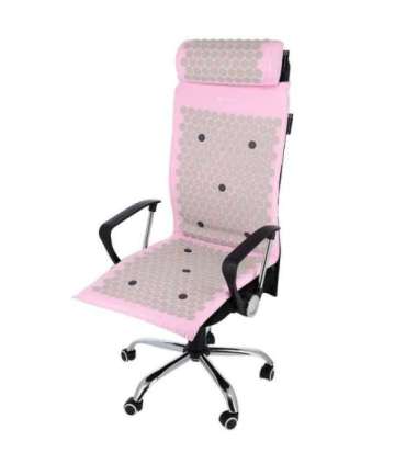 AKM04 розовый комплект для акупрессуры (мат) HMS Premium