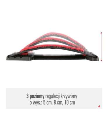 PRP02 красный тренажёр для растяжки спины с магнитами HMS