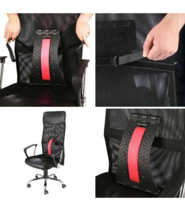 PRP02 красный тренажёр для растяжки спины с магнитами HMS