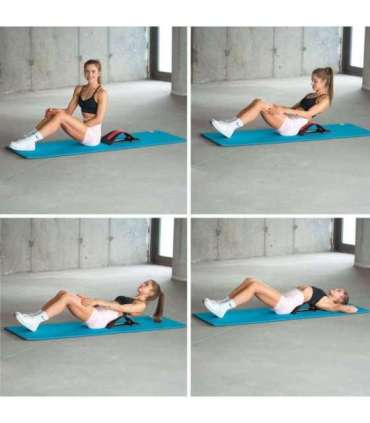 PRP02 красный тренажёр для растяжки спины с магнитами HMS