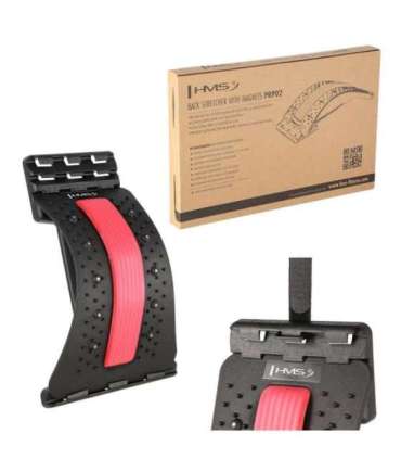 PRP02 красный тренажёр для растяжки спины с магнитами HMS