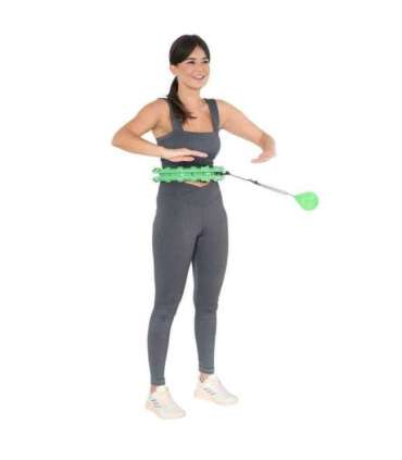 HHW01 зелёный хула-хуп с утяжелением HMS