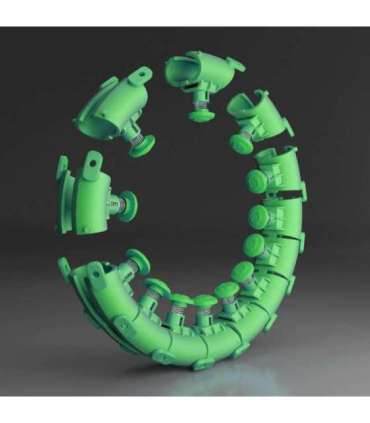 HHW01 зелёный хула-хуп с утяжелением HMS