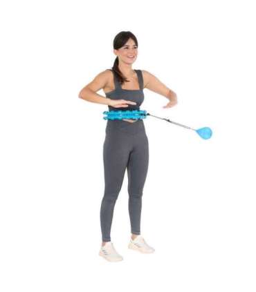 HHW01 синий хула-хуп с утяжелителем HMS