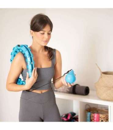 HHW01 синий хула-хуп с утяжелителем HMS