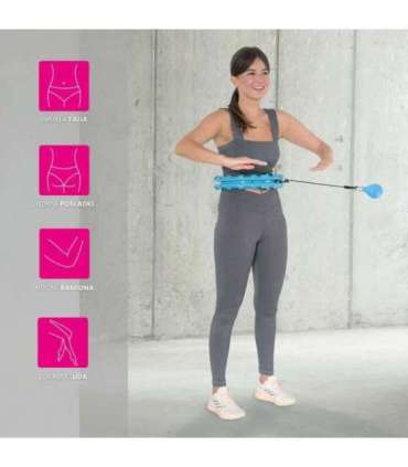 HHW01 синий хула-хуп с утяжелителем HMS