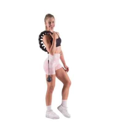 HHW01 чёрный хула-хуп с утяжелением HMS