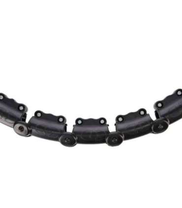 HHW11 PLUS SIZE HULA HOOP BLACK WITH WEIGHT HMS