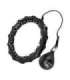 HHW11 PLUS SIZE HULA HOOP BLACK WITH WEIGHT HMS