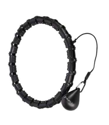 HHW02 HULA HOP BLACK WITH WEIGHT HMS