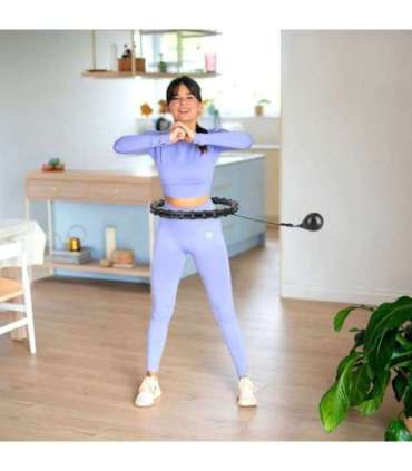 HHW02 HULA HOP BLACK WITH WEIGHT HMS