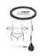 HHW02 HULA HOP BLACK WITH WEIGHT HMS