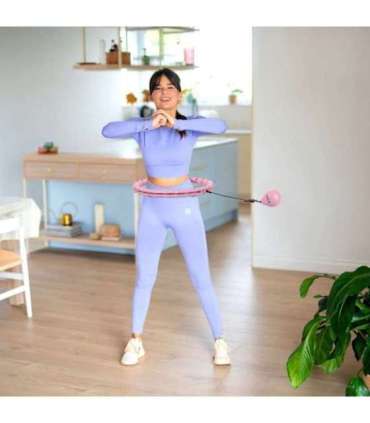HHW02 HULA HOP LIGHT PINK WITH WEIGHT HMS