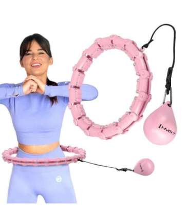 HHW02 HULA HOP LIGHT PINK WITH WEIGHT HMS