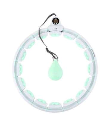 HHW06 зелёный хула-хуп с утяжелителем и счётчиком HMS