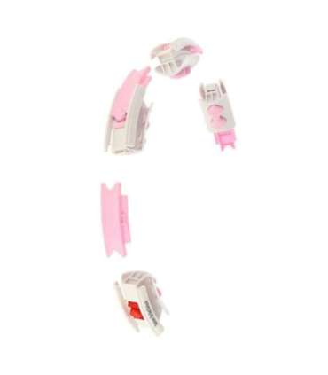 HHW06 розовый хула-хуп с утяжелителем и счётчиком HMS