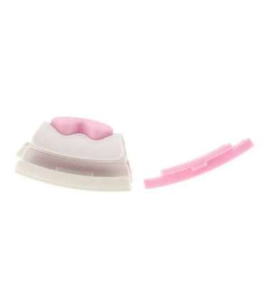 HHW06 розовый хула-хуп с утяжелителем и счётчиком HMS