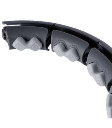 HHW06 черный хула-хуп с утяжелителем и счётчиком HMS