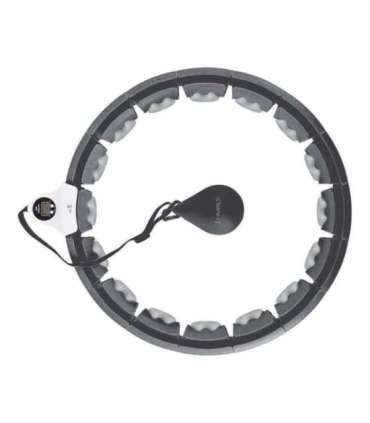 HHW06 черный хула-хуп с утяжелителем и счётчиком HMS