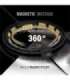 HHM13 NEW HULA HOOP BLACK/GOLD MAGNETIC WITH WEIGHT + COUNTER HMS
