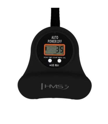 HHM13 NEW HULA HOOP BLACK/GOLD MAGNETIC WITH WEIGHT + COUNTER HMS