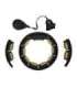 HHM13 NEW HULA HOOP BLACK/GOLD MAGNETIC WITH WEIGHT + COUNTER HMS