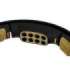 HHM13 NEW HULA HOOP BLACK/GOLD MAGNETIC WITH WEIGHT + COUNTER HMS