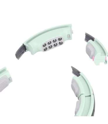 HHM13 обруч (hula hoop) — зелёный, магнитный, с утяжелителем и счётчиком (HMS)