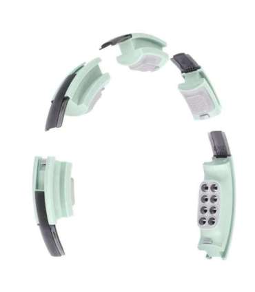 HHM13 обруч (hula hoop) — зелёный, магнитный, с утяжелителем и счётчиком (HMS)