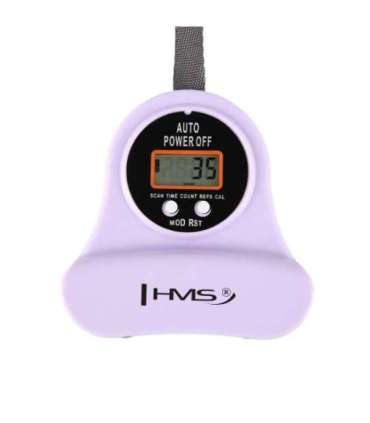 HHM13 Хула-хуп, фиолетовый, магнитный, с утяжелителем и счётчиком (HMS)