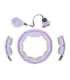 HHM13 Хула-хуп, фиолетовый, магнитный, с утяжелителем и счётчиком (HMS)