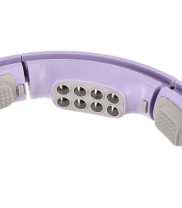 HHM13 Хула-хуп, фиолетовый, магнитный, с утяжелителем и счётчиком (HMS)