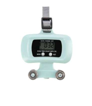 HHM14 хула-хуп зелёный, магнитный, с утяжелителем и счётчиком HMS